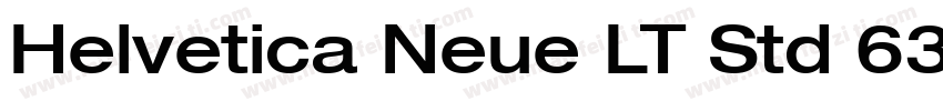 Helvetica Neue LT Std 63 Medium Ext字体转换